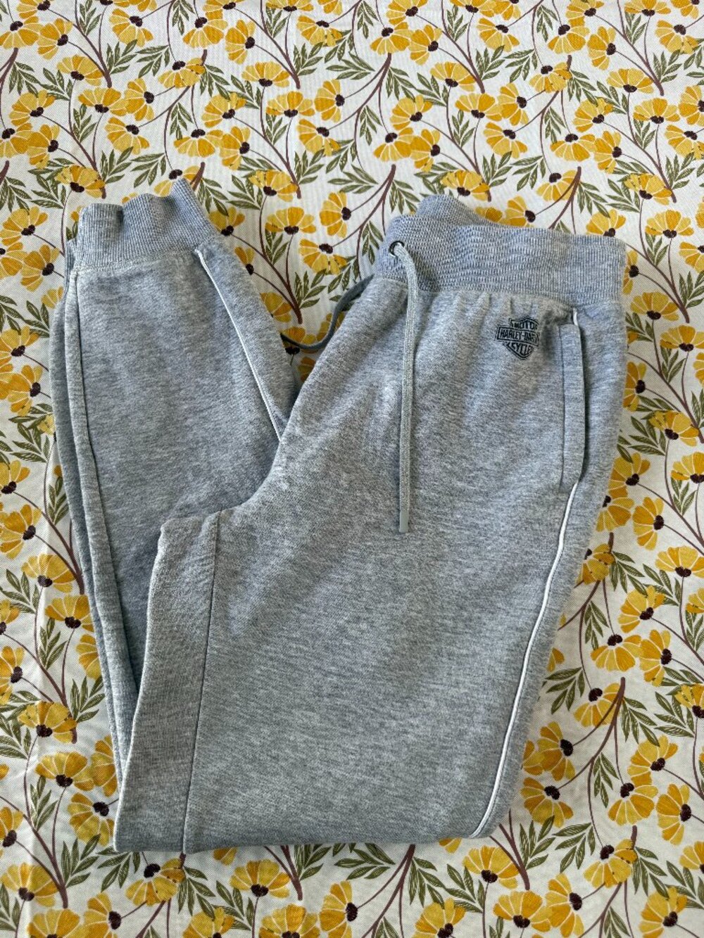 Harley Davidson Gray Sweatpants Joggers Drawstring Women’s XS